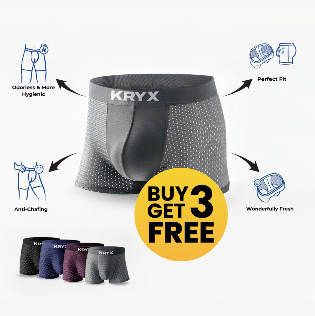 Bamboo Fibre Boxer Shorts - For All-Day Comfort