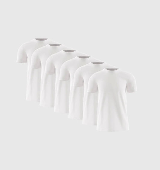 Pack of 6 - White
