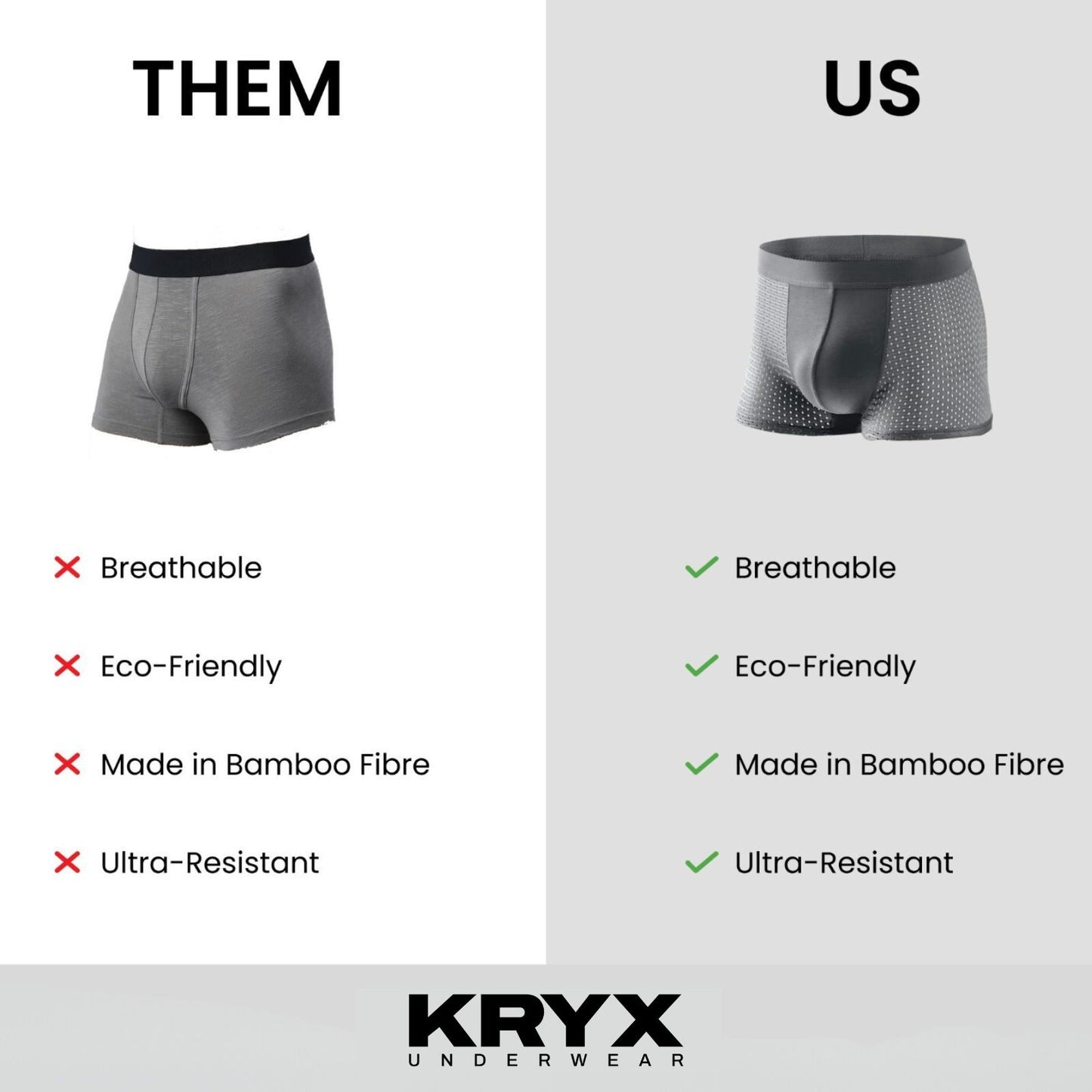 Bamboo Fibre Boxer Shorts - For All-Day Comfort