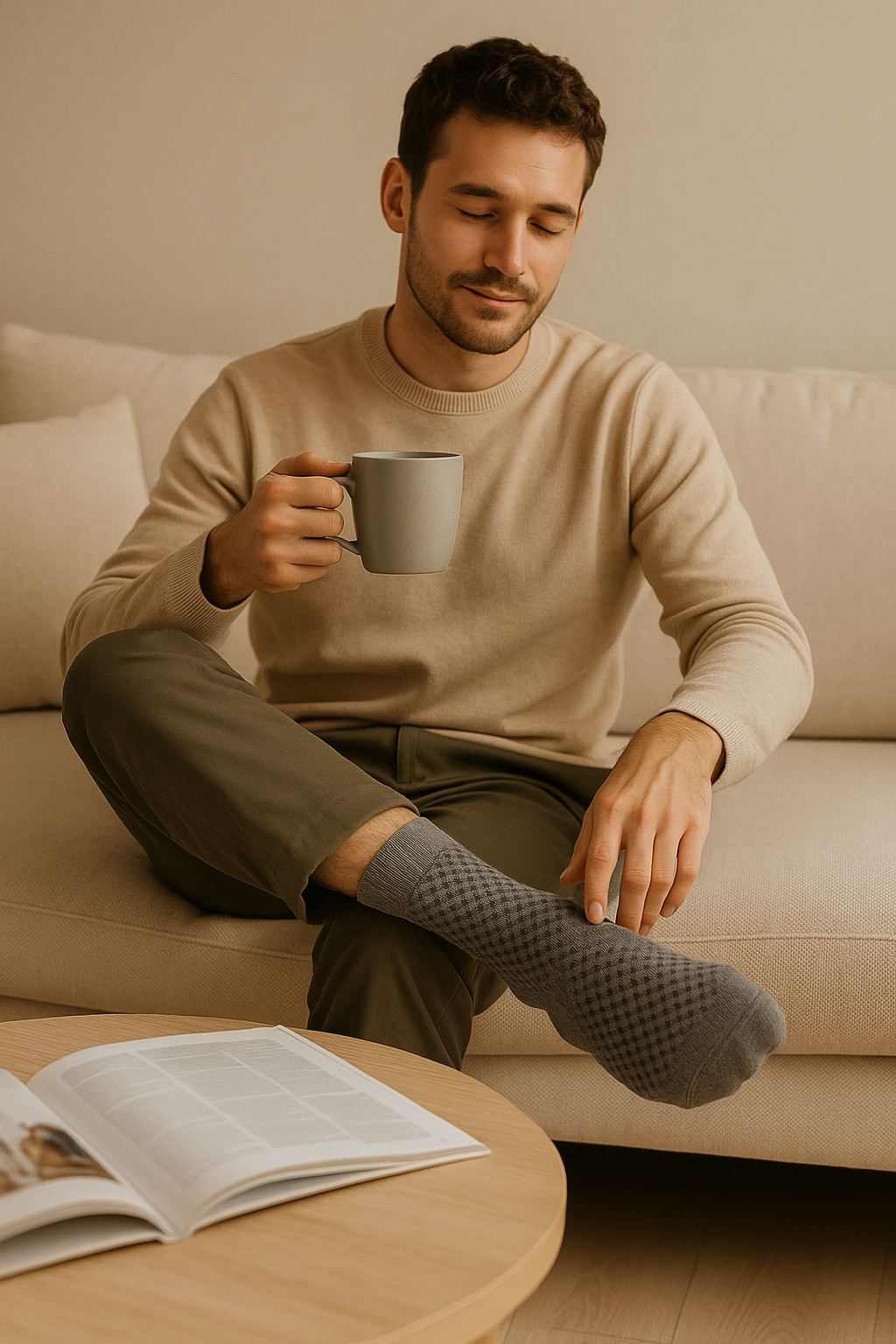 5-Pack Premium Bamboo Mid Socks